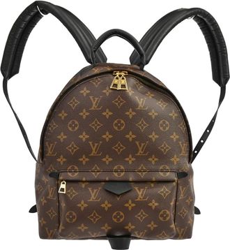 Louis Vuitton Palm Springs Backpack Monogram Canvas Brown Canvas Backpack Bag (Pre-Owned)