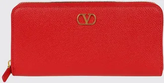 Valentino Garavani VLogo Signature Continental Wallet in Calfskin Leather