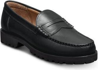 Allen Edmonds Nelson Penny Loafer in Black Leather at Nordstrom Rack, Size 10.5