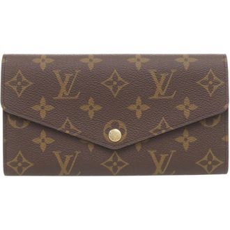Louis Vuitton Brown Monogram Long Wallet (Tri-Fold) (Pre-Owned)