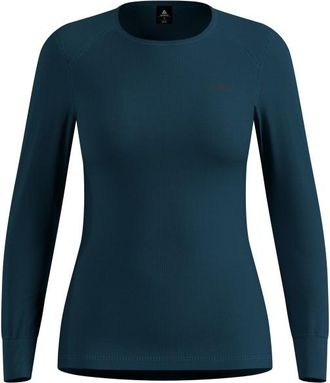 Odlo BL Top Crew Neck L/S Active Warm Eco Kunstfaserunterw&auml;sche f&uuml;r Damen | blau