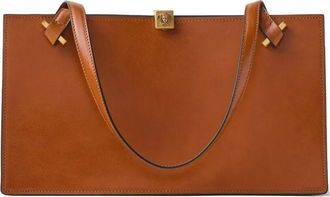 Versace Medium Tote Calf Leather Bag