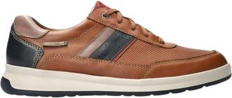 Mephisto Leren sneaker met relaxte pasvorm - Heren - Sneakers - Bruin - 44 1/2 EU - Schoenen