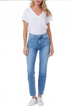 Paige Cindy Slim Leg Jeans In Mel