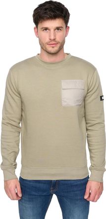 Duck and Cover Heren Trentforth Sweatshirt met ronde hals (Salie)