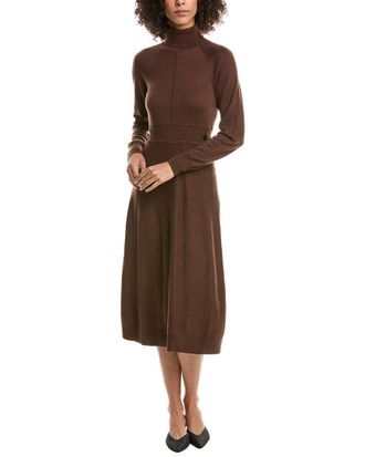 Derek Lam Becky Horsebit Wool Sweaterdress
