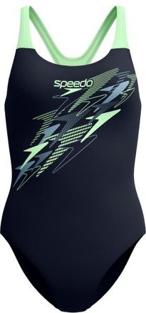 Speedo Medley Logo Medalist One Piece Badeanzug f&uuml;r Damen | blau