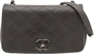 Chanel Borsa a spalla Pre-owned con patta - - Pre-owned - Donna - Grigio - ONE SIZE