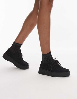 Clarks Torview - Scarpe in camoscio nere-Nero