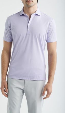 Johnnie-O Elba Top Shelf Cotton Blend Piqu&eacute; Polo in Wisteria at Nordstrom, Size Xx-Large