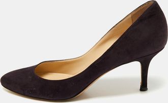 Jimmy Choo London Purple Suede Romy Pumps