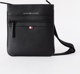 Tommy Hilfiger Mens Tommy Hilfiger Essential PU Mens Crossover Bag - Black - Size: ONE size