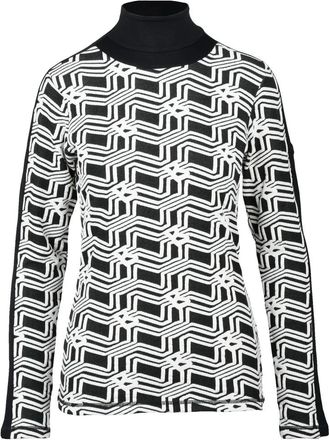 Bogner Fitted Turtleneck - Black/White