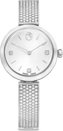 Swarovski Illumina Bracelet Watch, 27mm in Silver at Nordstrom