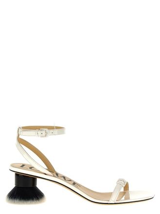 Loewe White Open Toe Sandals