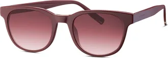 Tom Tailor Sonnenbrille TOM TAILOR Modell 676018, Damen, rot, leicht gl&auml;nzend, Sonnenbrillen Sonnenbrille, Form Karree/Soft, Logoschriftzug auf B&uuml;gel, Kunststoff