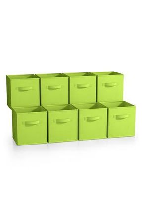 Sorbus 8-Pack Collapsible Storage Cubes in Green at Nordstrom Rack