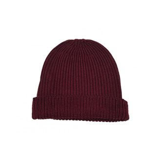 FILIPPO DE LAURENTIIS Beanies, female, Red, Size: ONE SIZE Beige Wool Hat