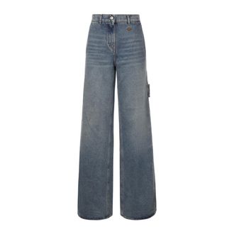 Courr&egrave;ges Wide Jeans, female, Blue, Size: W28 Hammer Denim Baggy Pants