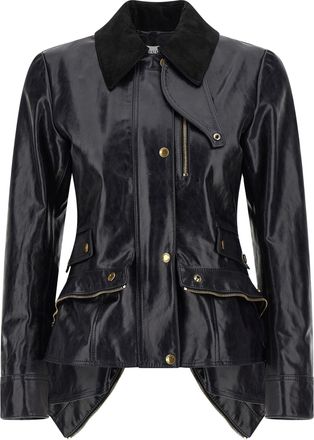 Alexander McQueen McQueen-Lederjacke