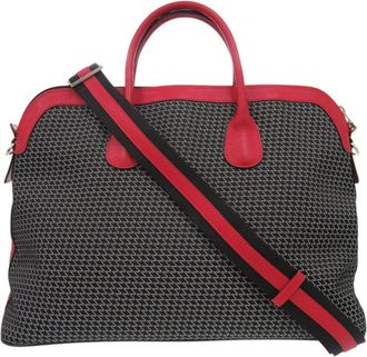 Valextra Color Nylon Leather Shoulder Bag (Pre-Owned)