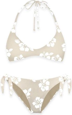 MC2 Saint Barth Heli - Tiki Hibiscus 1101 - Dames - Bikinis - Beige - L - Badmode
