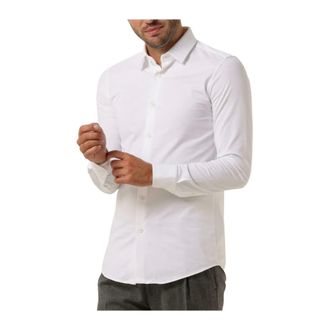 HUGO BOSS P-HANK-kent-C1-222 overhemd - Heren - Overhemden - Wit - Maat: 4XL Katoen