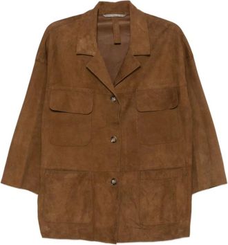 The Jack Leathers Leather Jackets, female, Brown, Size: L THE Jack AND Jackie Leathers Jackets