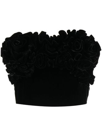 Ermanno Scervino Strapless korset - Zwart