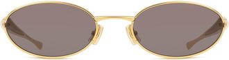 Bottega Veneta BV1386S 001 Mens Sunglasses Gold Size 57