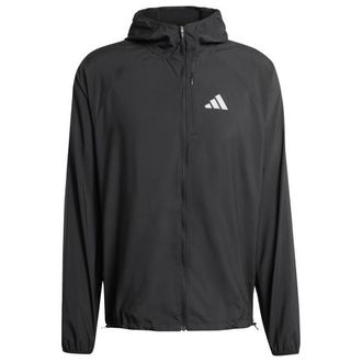 adidas ADI365 Running Essentials Jacket Laufjacke f&uuml;r Herren | schwarz/grau