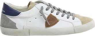 Philippe Model Prsx Sneakers - Heren - Sneakers - Wit - 43 EU - Katoen - Schoenen