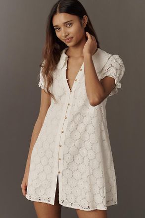 Pilcro Keira Lace Mini Dress by Pilcro
