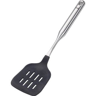 FISSLER Essential Cooking Utensils Silicone Turner in Metallic Silver at Nordstrom
