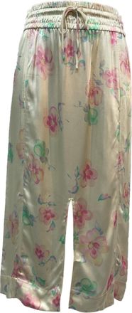 Ganni Ganni Midi Skirt in Floral Print Viscose