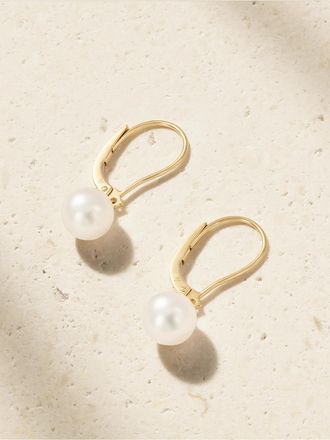 Mikimoto Orecchini In Oro 18 Carati Con Perle