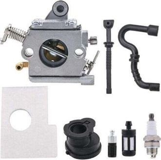 OEM Carburador Ms170 Para Motosierra Stihl Ms170 Ms180 Con Filtro De Aire, Tapa Del Dep&oacute;sito De Combustible, Filtro De Combustible, Buj&iacute;a. Reemplaza Las R
