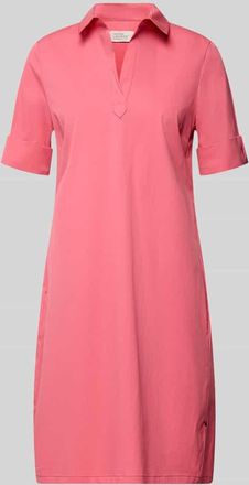 robe l&eacute;g&egrave;re Hemdblusenkleid mit V-Ausschnitt in Pink, Gr&ouml;&szlig;e 36