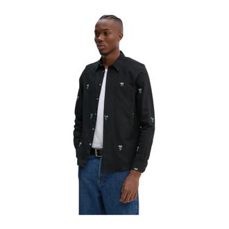 Paul Smith Patroon Katoenen Shirt - Heren - Casual Overhemden - Zwart - S - Katoen - Overhemden