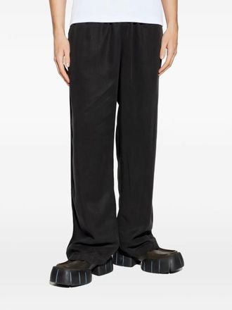 Diesel elastic-waistband trousers - Black
