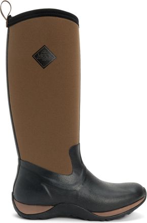 The Original Muck Boot Company Womens Arctic Adventure Fleece Lined Waterproof Pull on Boot, Tan, 7