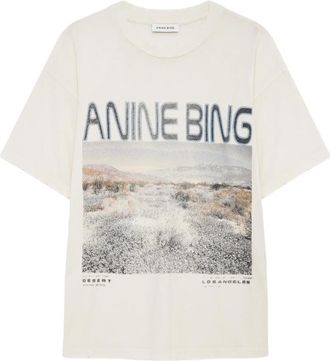 Anine Bing Wildflower-graphic T-shirt