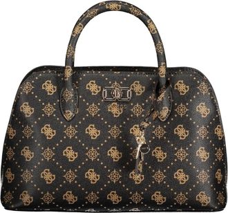 Guess Emelie Logo Bag - Dames - Handtassen - Bruin - ONE Size - Tassen