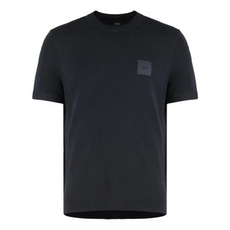 HUGO BOSS T-Shirts, male, Blue, XL, Crew neck T-shirt