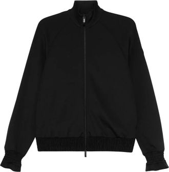 Moncler Hoodies & sweatvesten, Dames, Zwart, S, Polyester, Zip-Up Vest