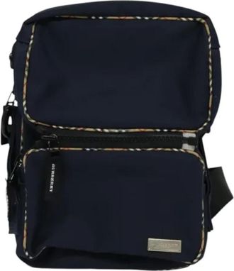Burberry Pre-owned Nylon shoulder-bags - - Pre-owned - Donna - Blu - ONE SIZE