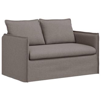 vidaXL Sof&aacute; Taup&eacute; 136 X 82 X 85 Cm Tela Vidaxl
