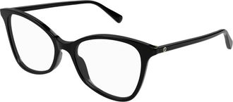 Gucci Cat-eye Zonnebril - Dames - Brillen - Zwart - 53 MM - Accessoires