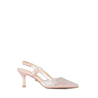 Twentyfourhaitch Slingback San Francisco - Dames - Schoenen - Roze - Maat: 40 EU Satijn