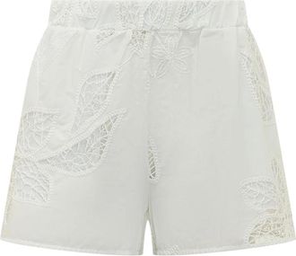 Sundek Waistband Shorts - Dames - Bermuda - Wit - S - Korte Broeken